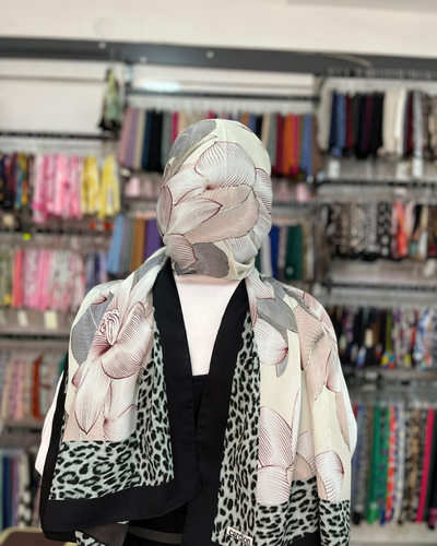 Leopar Desenli Şal