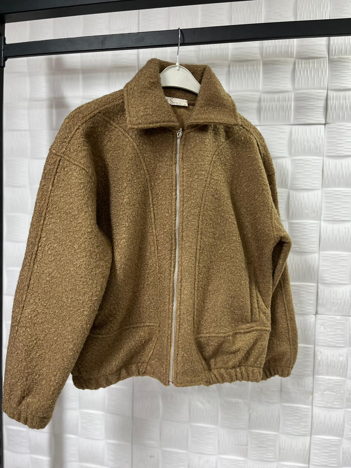 Taba Rengi Bomber Ceket