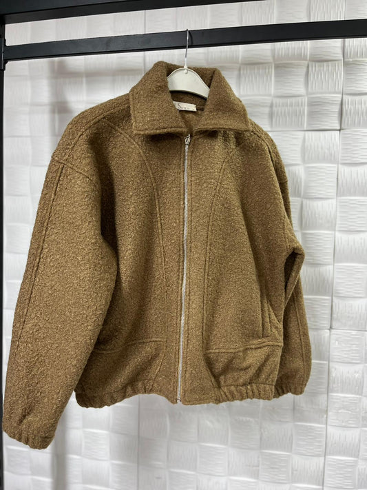 Taba Rengi Bomber Ceket