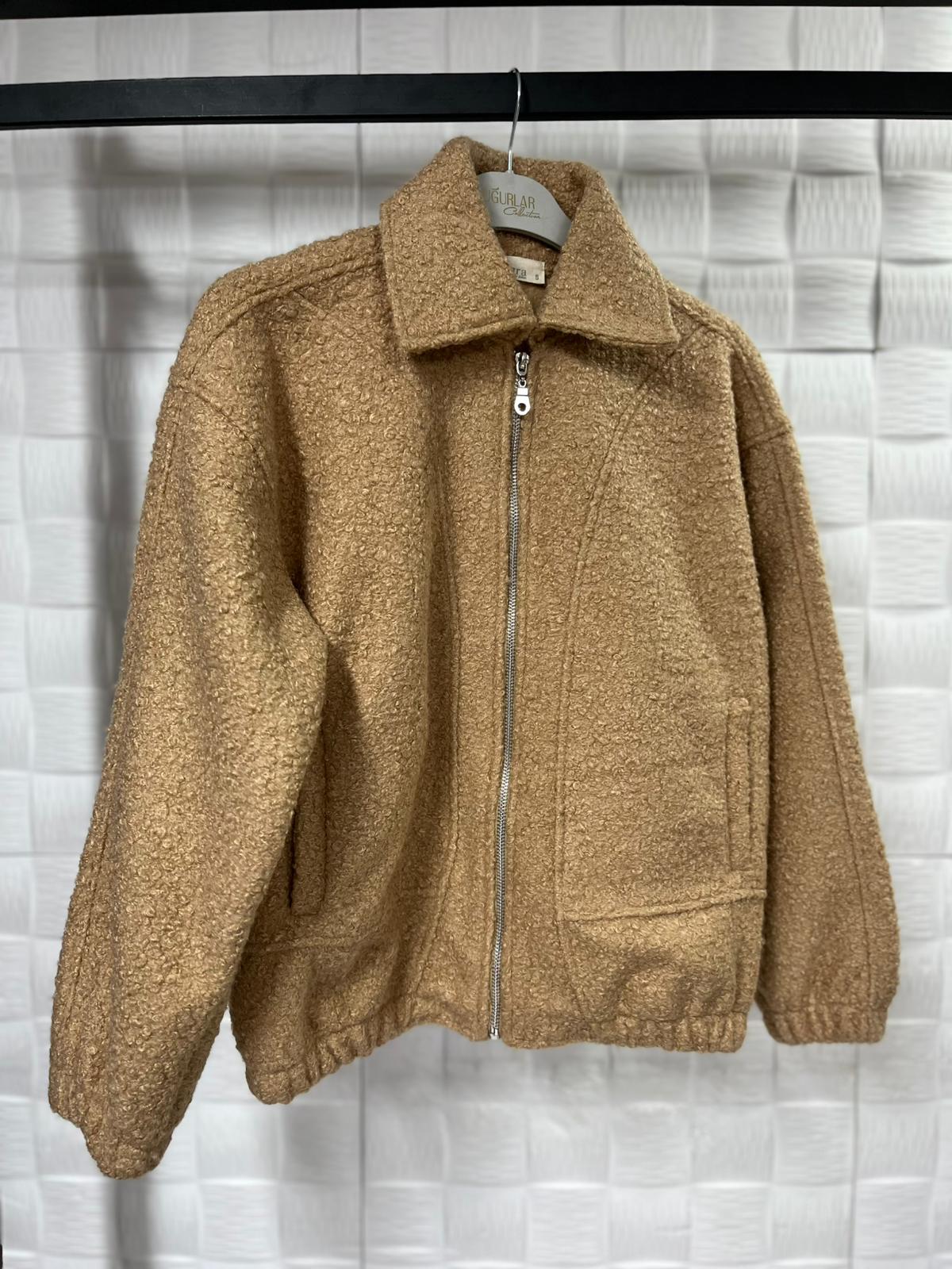 Camel Rengi Bomber Ceket